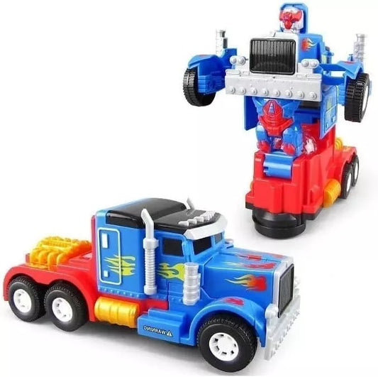 2 in 1 Deform Robot Truck Light & Music Automatic Transform Robot Toys