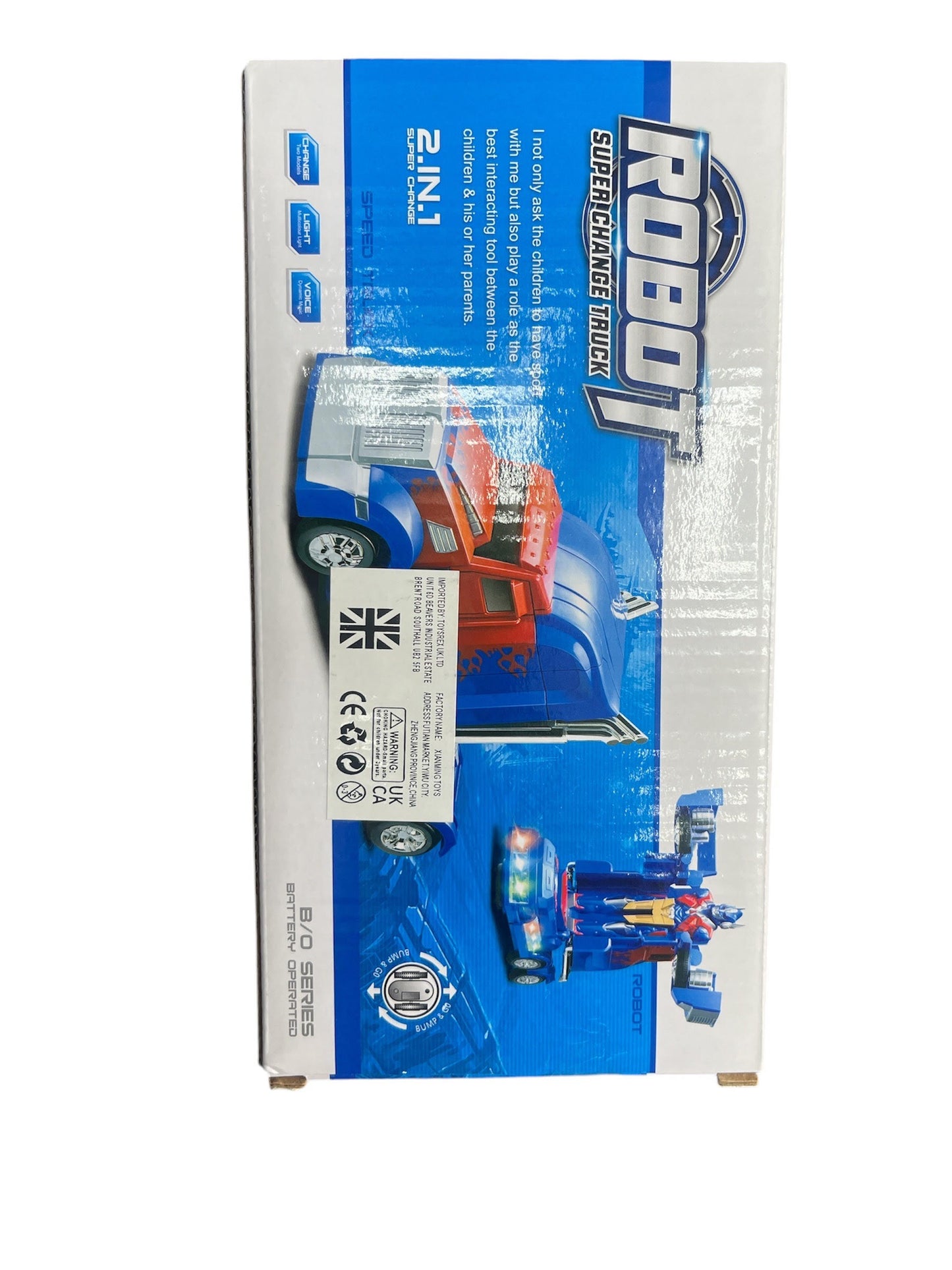 2 in 1 Deform Robot Truck Light & Music Automatic Transform Robot Toys