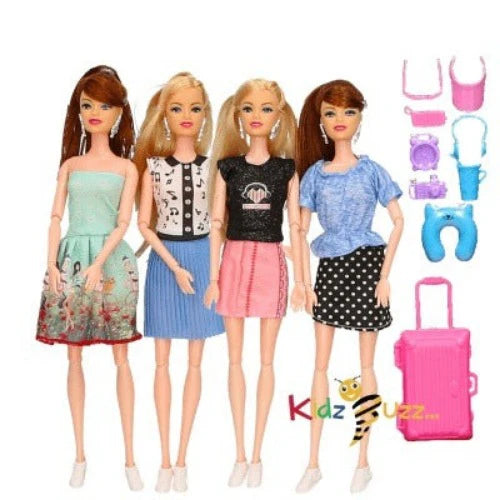Teen Doll With Case (4 Assorted) Toy For kids
