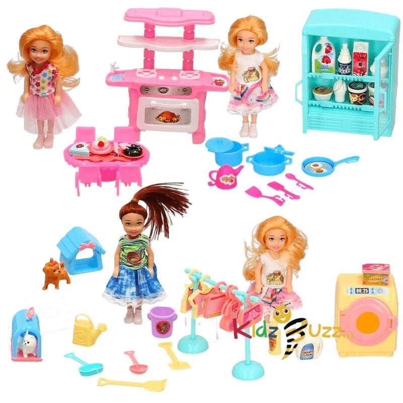 Harriets Home Play Set( 4 Assorted)