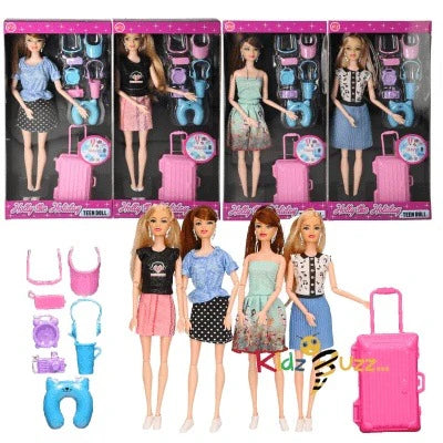 Teen Doll With Case (4 Assorted) Toy For kids