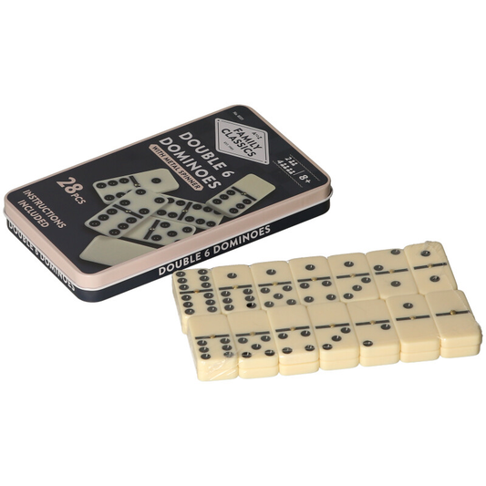 Double 6 Domino In Tin Game - Family Games
