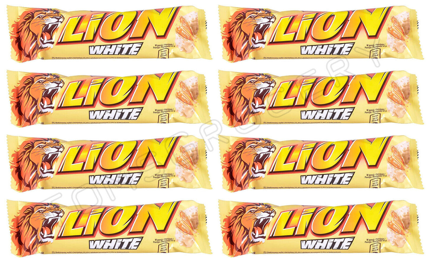 LION WHITE CHOCOLATE Bar - 40 x 42g Bars