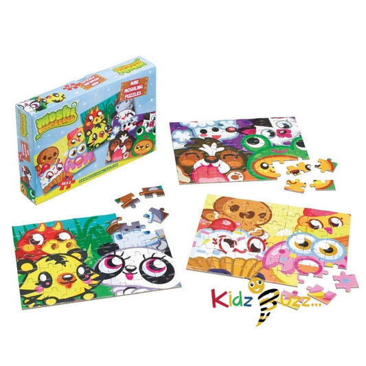 Moshi Monsters Mini Monster Puzzles 3 Jigsaw Puzzles of 49 Pieces each