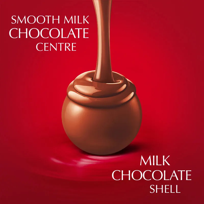Lindt LINDOR Milk Chocolate Truffles Box 200g