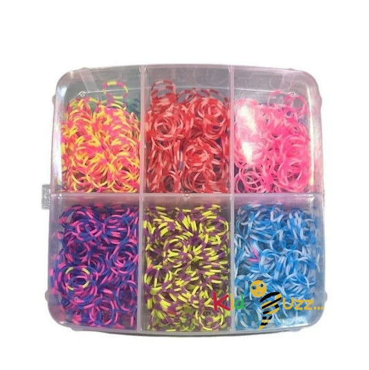Loom Band Case 255 - Colourful Loom Bands Box