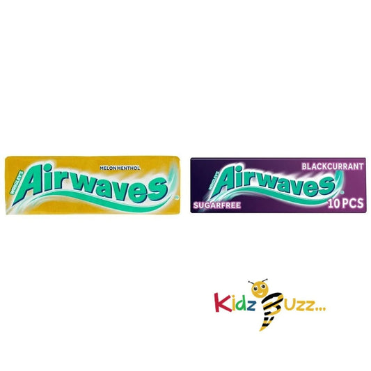 Mix Pack of Wingley's Airwaves Melon Menthol & Blackcurrant(Pack of 30, 10pcs)