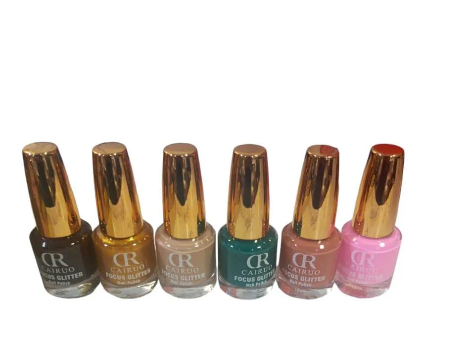 CR Nail Polish Focus Glitter (Pack of 3)