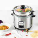 Durane Stainless Steel Rice Cooker & Steamer 1.8L