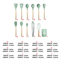 12pcs Silicon Utensil Set Green - Kitchenware
