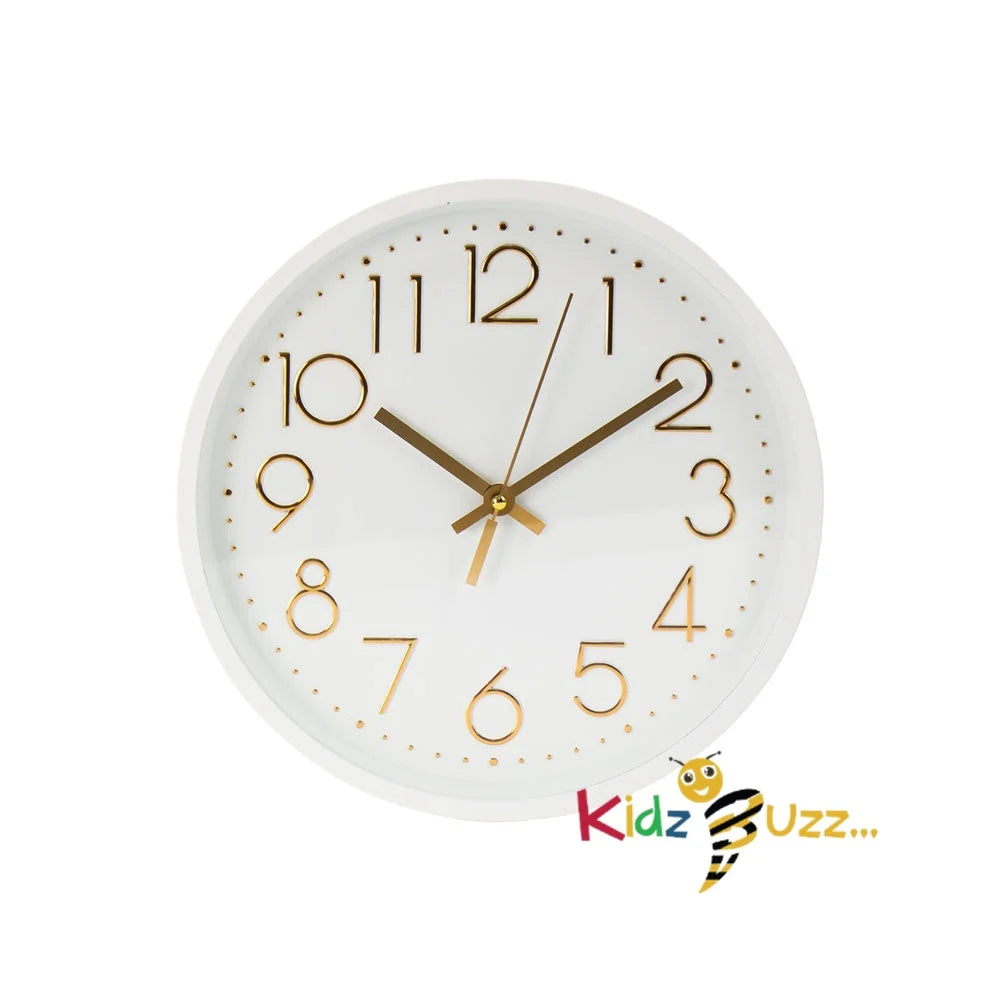 Durane Wall Clock 30cm White - Home Accessories