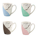 4pcs Mug Set Smile - 360ml Microwave Mug
