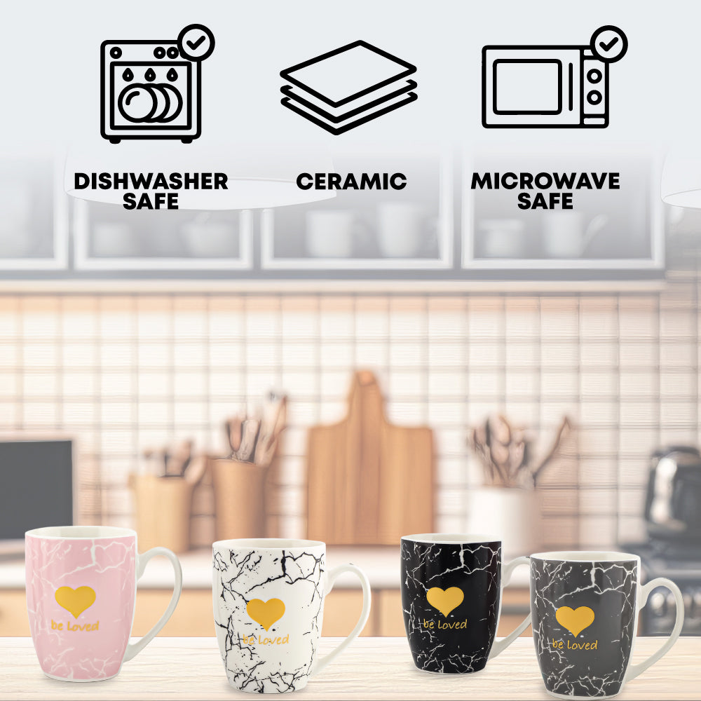 4pcs Mug Set Be loved