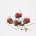 Assorted 4-Piece Friction Toy Car Set