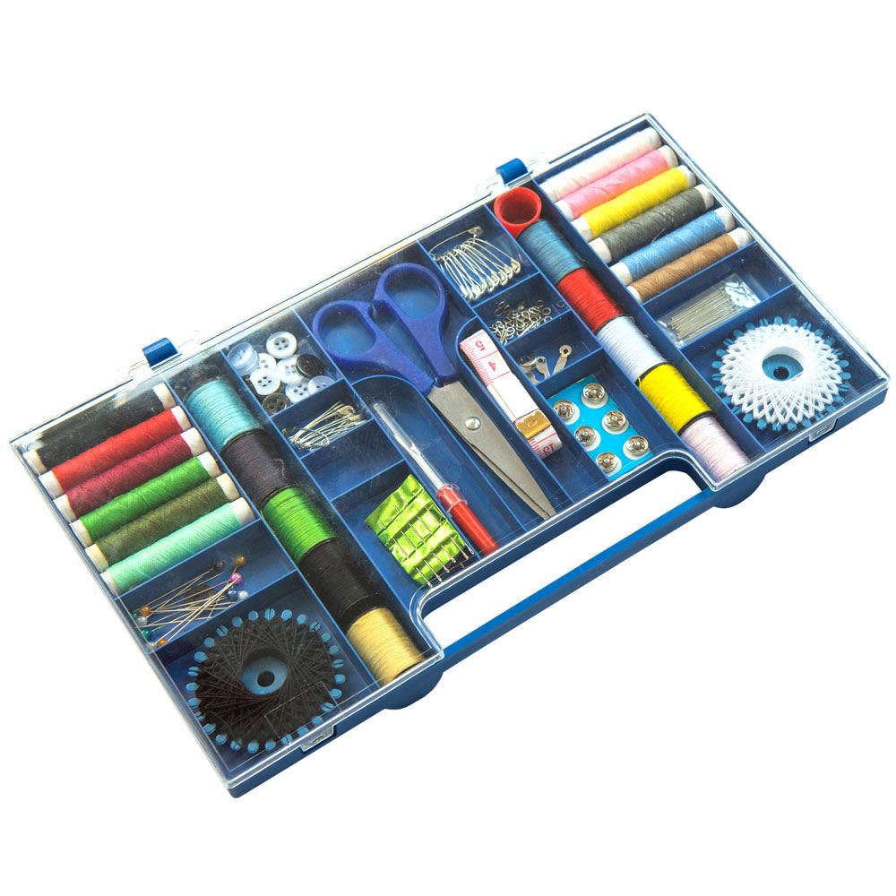 38pcs Sewing Kit W/Tray - Lightweight Durable Case