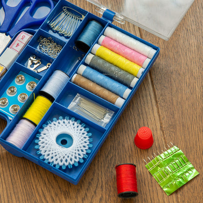 38pcs Sewing Kit W/Tray - Lightweight Durable Case