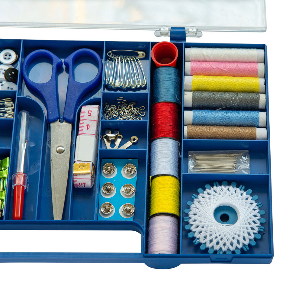 38pcs Sewing Kit W/Tray - Lightweight Durable Case