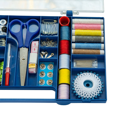 38pcs Sewing Kit W/Tray - Lightweight Durable Case
