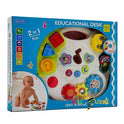 2 in 1 Musical Educational Desk For Kids- Game & Study For Babies