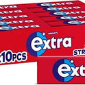 Extra Chewing Gum, Sugar Free Strawberry Flavour, 30 Packs of 10 Pieces