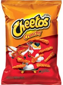 American Crunchy vegetarian Cheese Cheetos: Pack Of 2x 226.8g