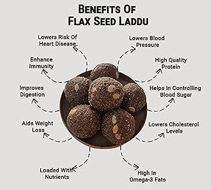 Festival Special Premium (Alsi Pinni) Delicious Indian Traditional Sweets To Sweeten Up Your Celebration Best Gift For All Occasions Rakhi,Marriage,Diwali,Holi