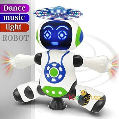 Electronic Dancing Fan Robot with 3D Lights and Music