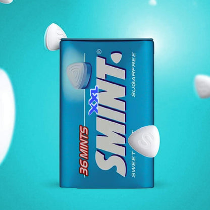 Smint Mix XXL 4 Packs (Strawberry, Spearmint, Peppermint, Sweetmint) Convenient 25g Tins