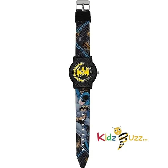 Batman Boy's Analog Quartz Watch with Silicone Strap