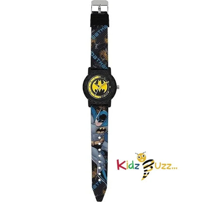 Batman Boy's Analog Quartz Watch with Silicone Strap