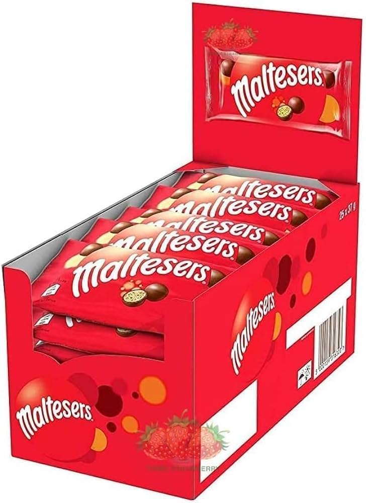 Maltesers Milk Chocolate & Honeycomb Snack Bag 37g X 25