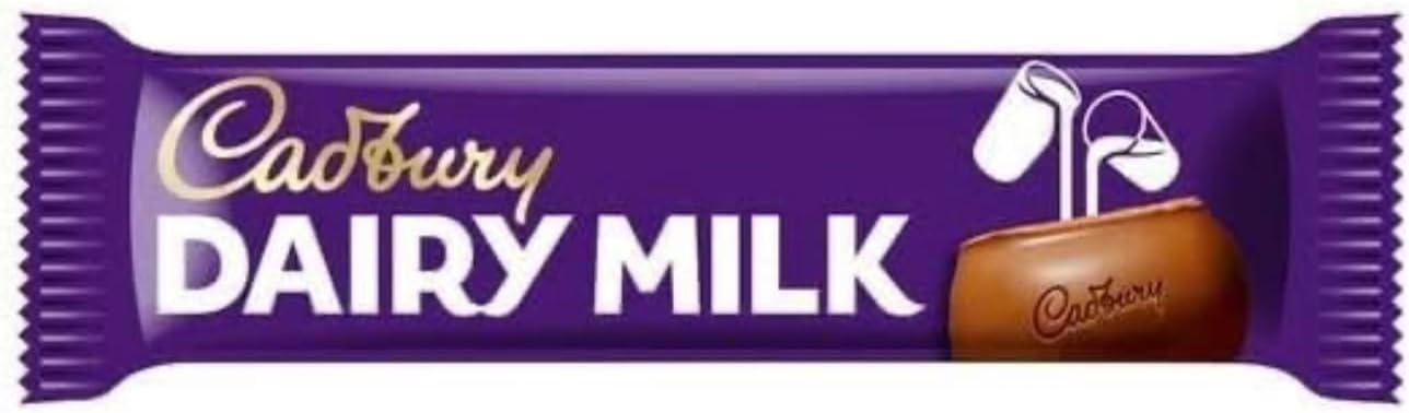 Dairy Milk Chocolate Bar Cadbury Snack Bar Milk Chocolate (45g x 48)