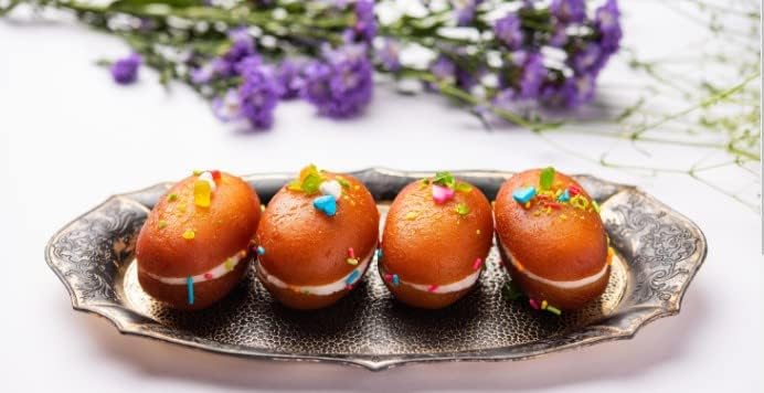 Festival Special Premium (Gulab Jamun Sandwich) Delicious Indian Traditional Sweets To Sweeten Up Your Celebration Best Gift For All Occasions Rakhi,Marriage,Diwali,Holi
