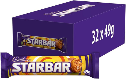 Cadbury Starbar Milk Chocolate Bar 49G X 32