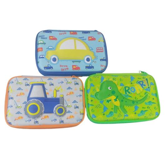 Pencil Case With Tractor Design- Gift for Kids School