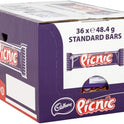 Cadbury Picnic Bar Peanut Caramel & Raisin 48g (Pack of 36)