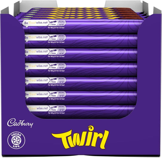 Cadbury Twirl Chocolate Bars 43g