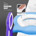 KEPLIN Potty Toilet Seat Adjustable Baby Toddler Kid Toilet Trainer with Step Stool Ladder (Purple)