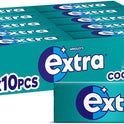 Extra Cool Breeze Mint Flavour Xylitol Sugarfree Chewing Gum Bulk Box, 30 Packs of 10 Pieces (300 Pieces)