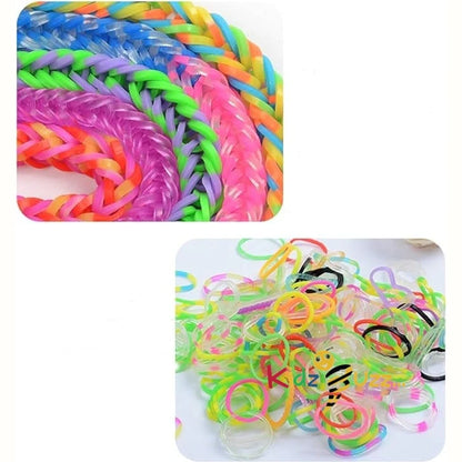 Loom Band Accessory Case 252-Rainbow Rubber Bands Kit
