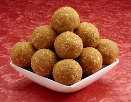 Festival Special Premium (Panjiri Ladoo) Delicious Indian Traditional Sweets To Sweeten Up Your Celebration Best Gift For All Occasions Rakhi,Marriage,Diwali,Holi