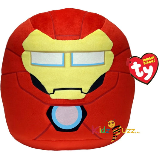 TY Squishy Small Iron Man Toy- Soft Plush Toy