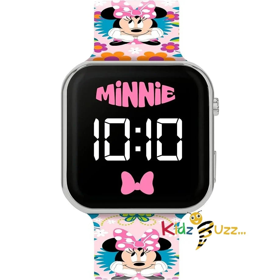 Minnie Mouse Printed LED Watch