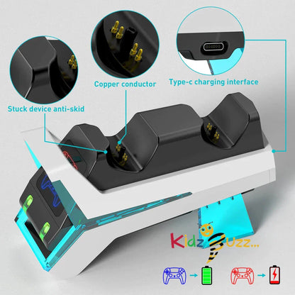 Charging Station Compatible With PS5 Dual Sense Controllers