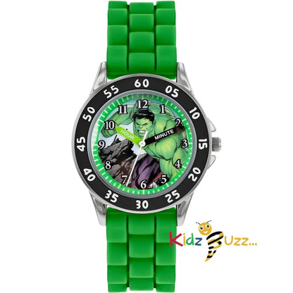 Hulk Avengers Boy's Analog Quartz Watch with Silicone Strap
