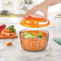 WENKEN 3-in-1 salad chopper, mixer and spinner