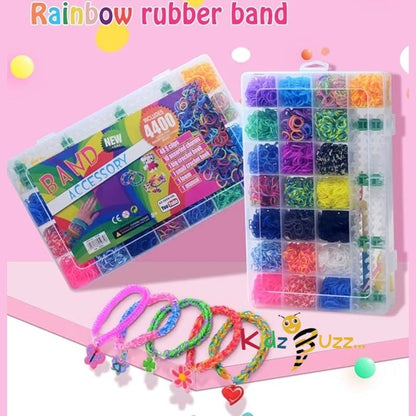Loom Band Accessory Case 252-Rainbow Rubber Bands Kit