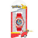Pokemon Boy's Analog Quartz Watch with Silicone Strap