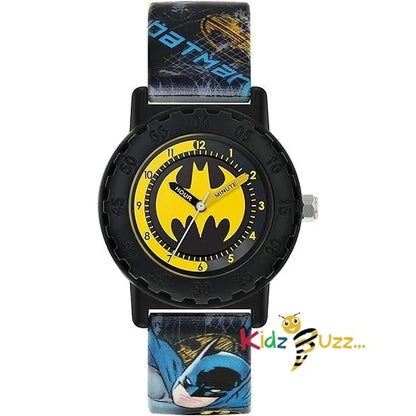 Batman Boy's Analog Quartz Watch with Silicone Strap