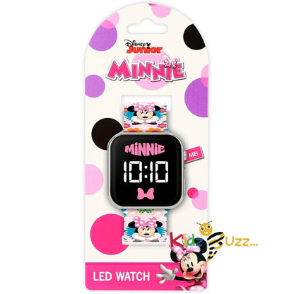 Minnie Mouse Printed LED Watch